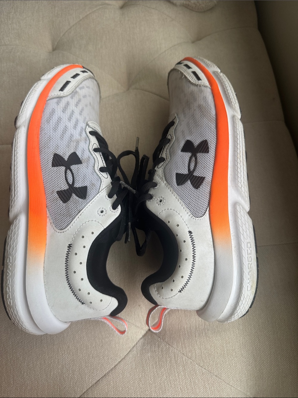 Under Armour Mens Charged Assert 10 Athletic Sneakers - Picture 3 of 11